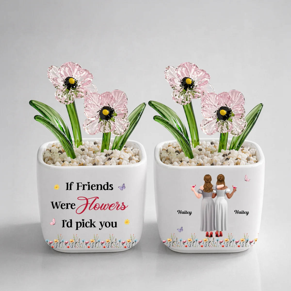Friendship Blooms - Personalized Custom Glass Birth Month Flower - Image 17
