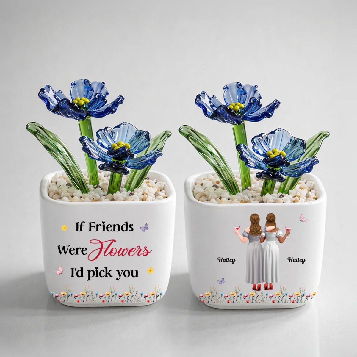 Friendship Blooms - Personalized Custom Glass Birth Month Flower - Image 18