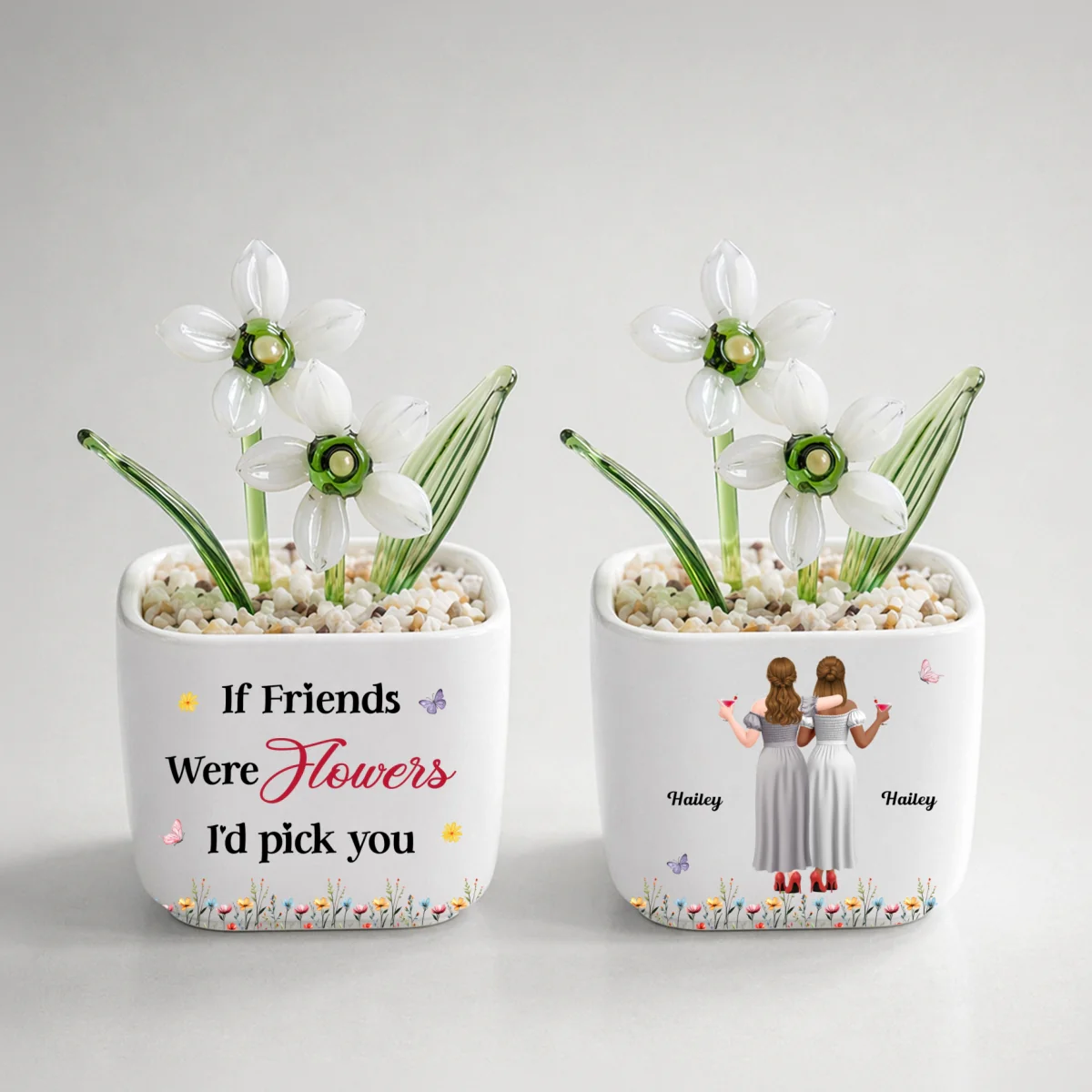 Friendship Blooms - Personalized Custom Glass Birth Month Flower - Image 19