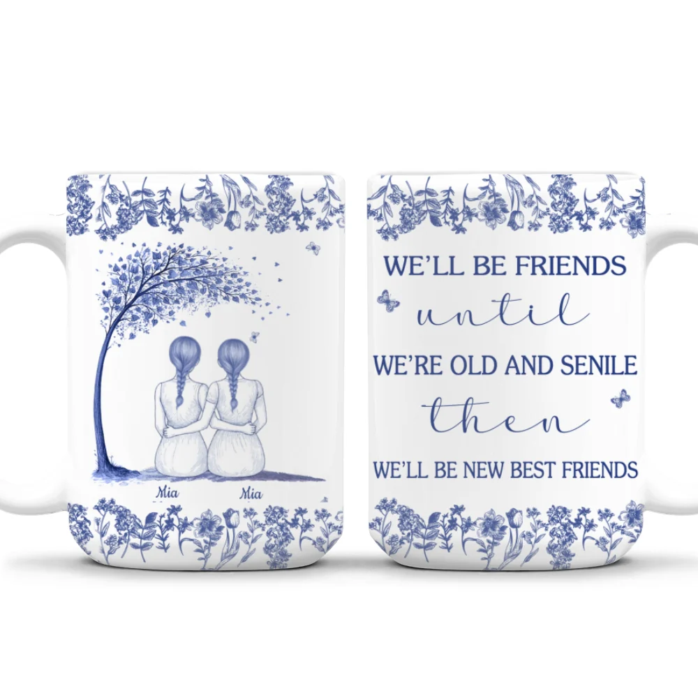 Friendship For A Lifetime - Personalized Custom Coffee Mug - Image 8