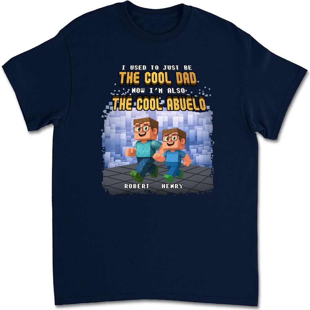 From Dad To Cool Grandpa - Personalized Custom Shirt - Image 9