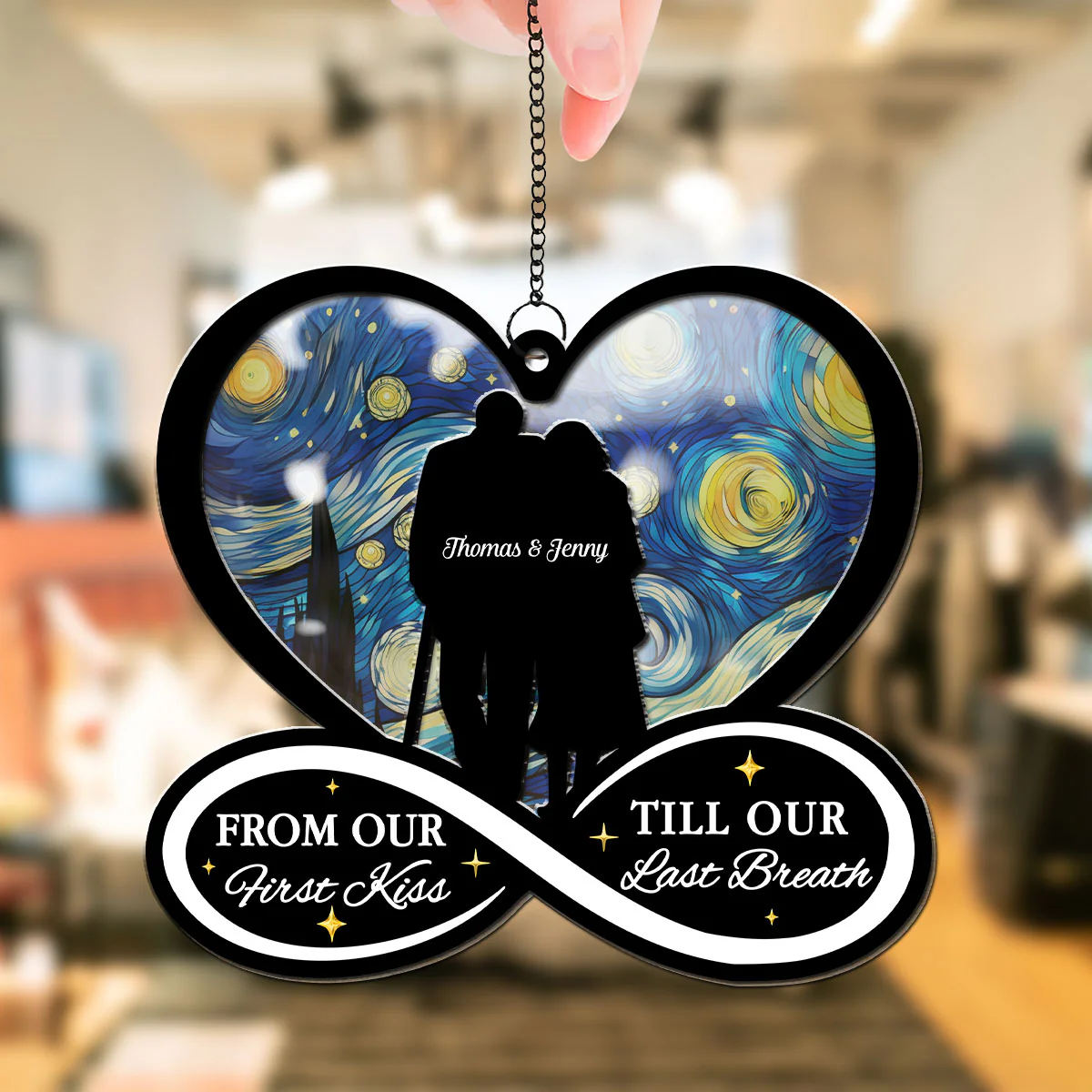 From First Till Last - Personalized Custom Suncatcher - Image 5