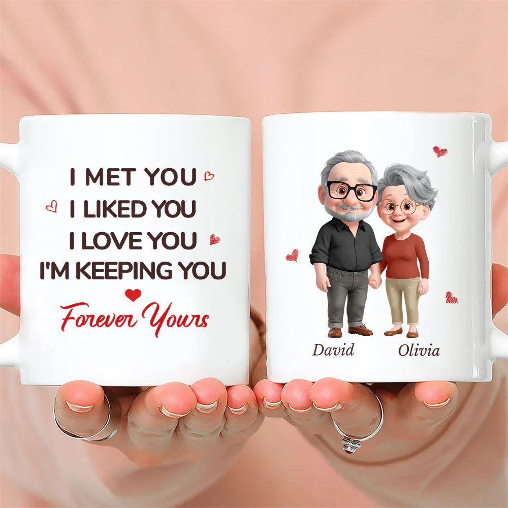 From Like To Love - Personalized Custom Coffee Mug - Image 2