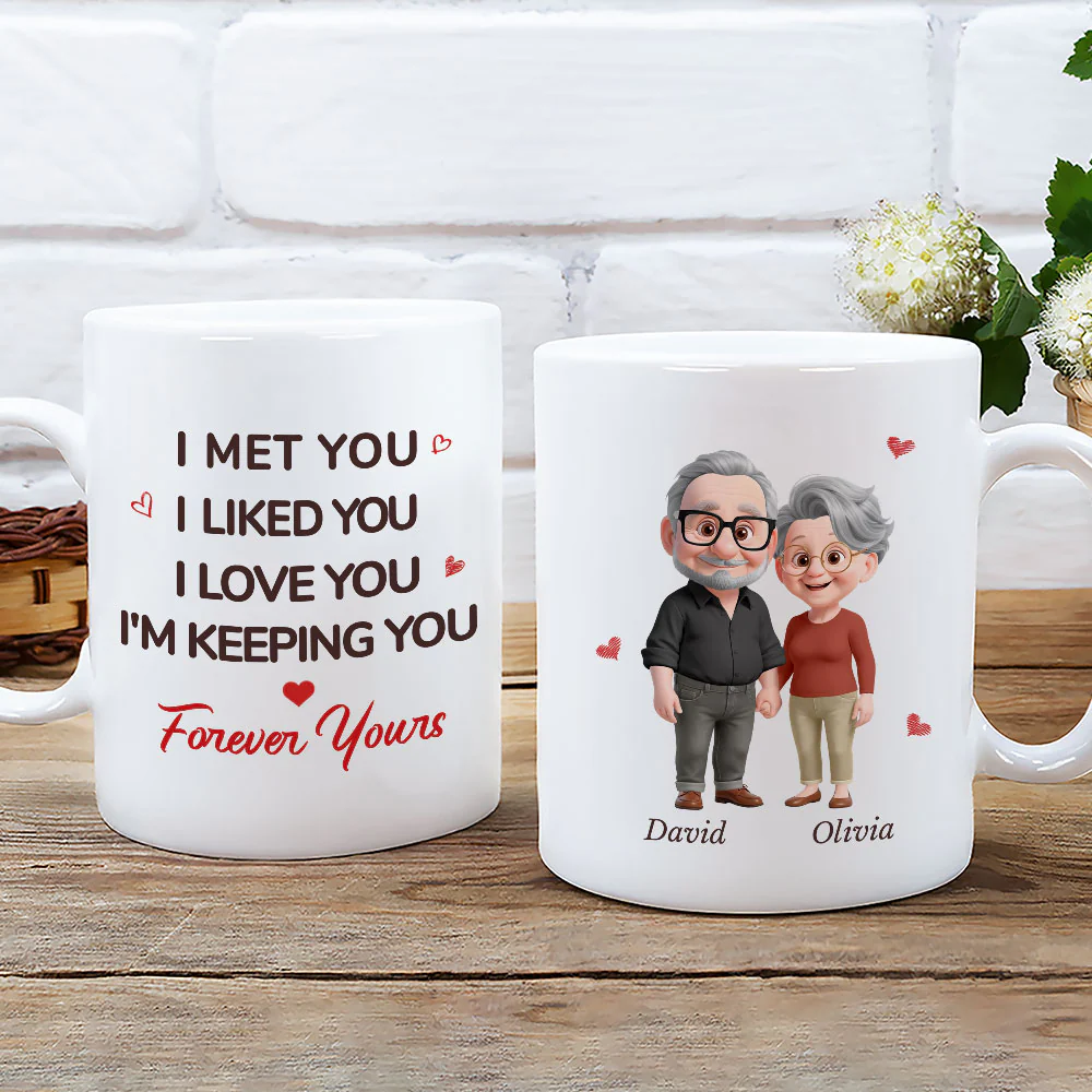 From Like To Love - Personalized Custom Coffee Mug - Image 3