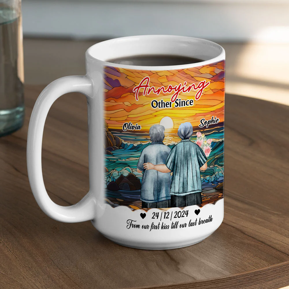 From Our First Kiss - Personalized Custom Coffee Mug - Image 13