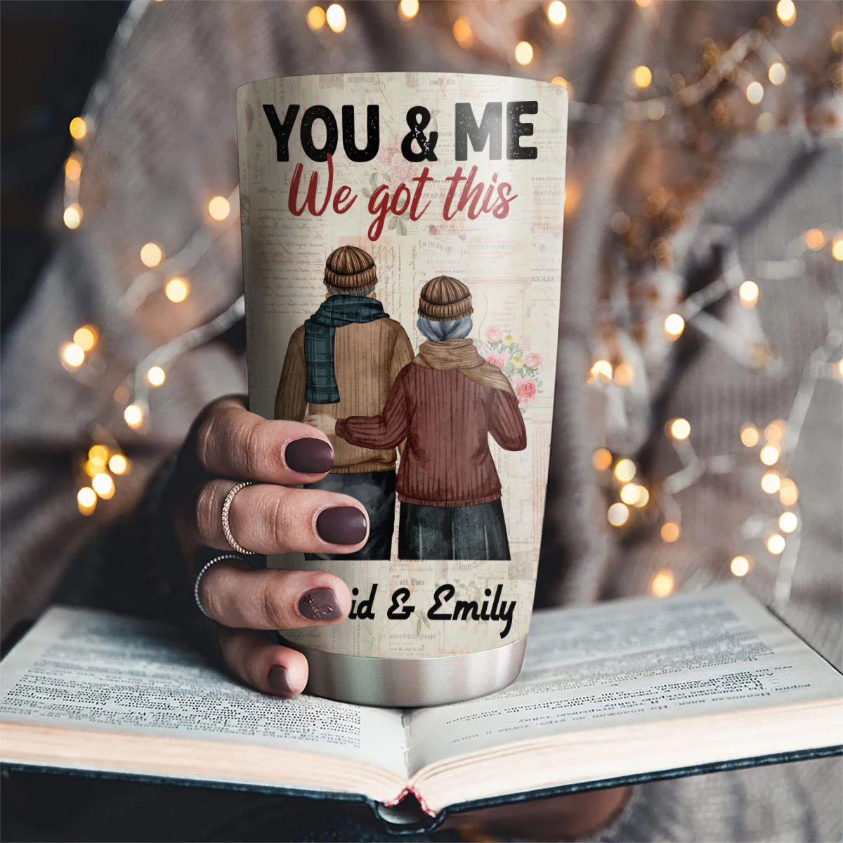 From The One Who Needs You - Personalized Custom Tumbler - Image 4