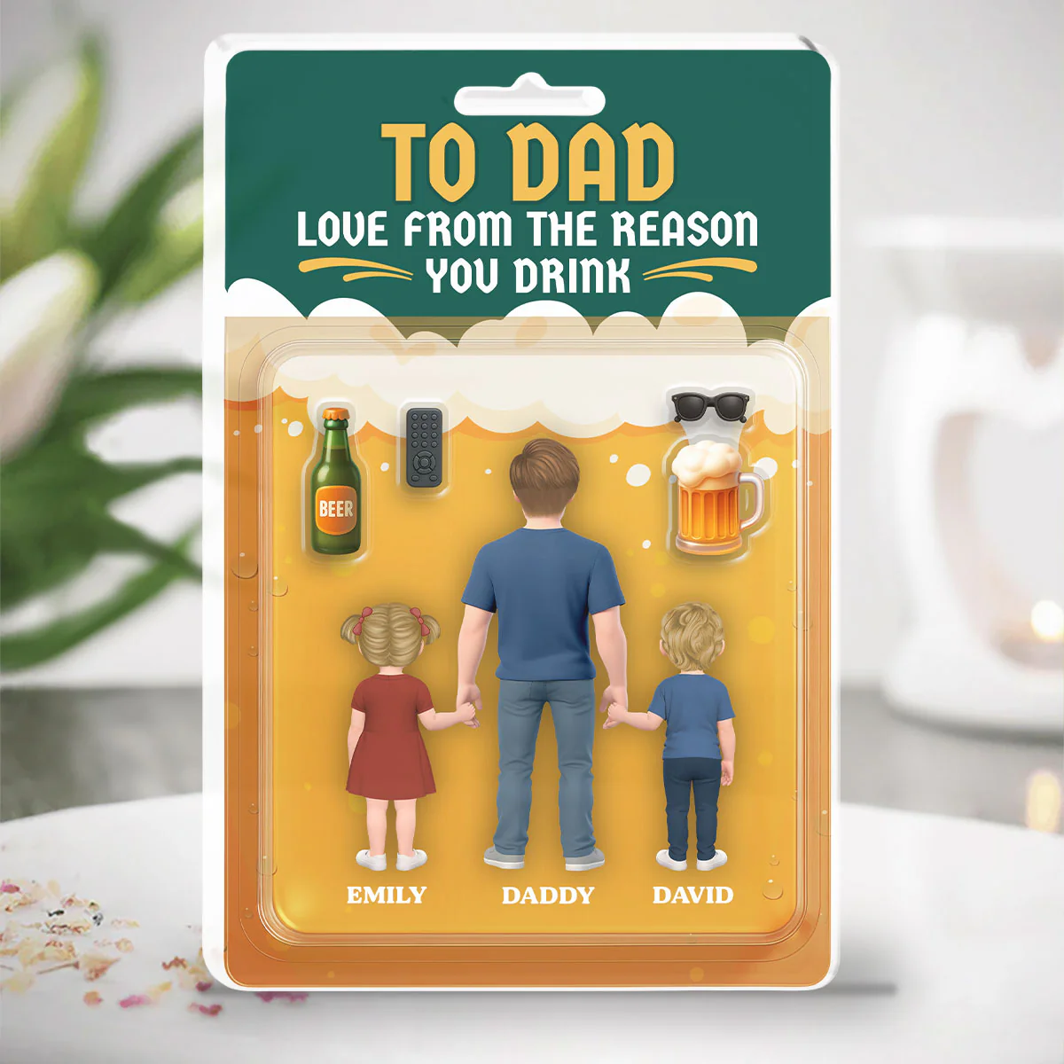 From The Reason You Drink - Personalized Custom Acrylic Plaque - Image 2