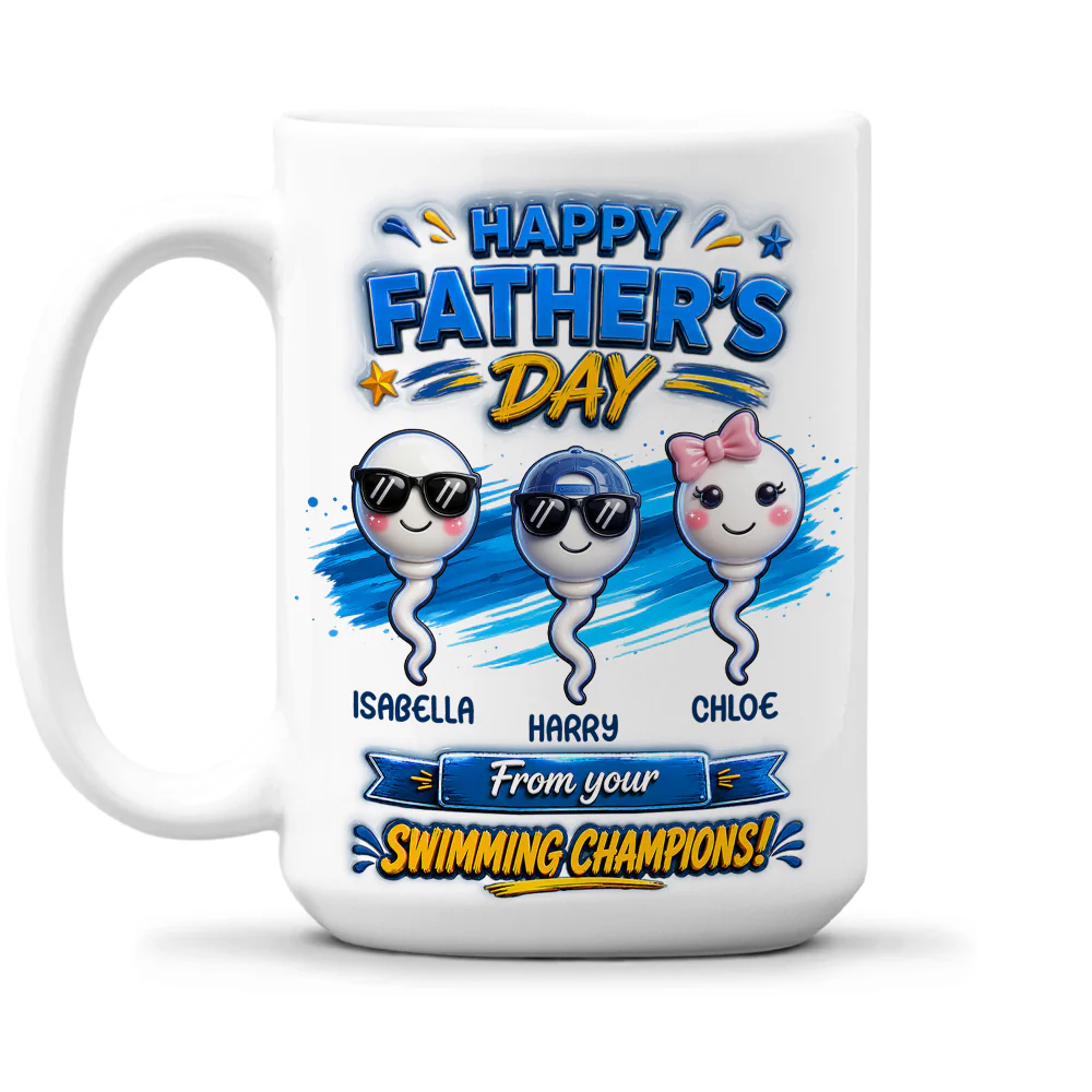 From Your Champions - Personalized Custom 3D Inflated Effect Mug - Image 2