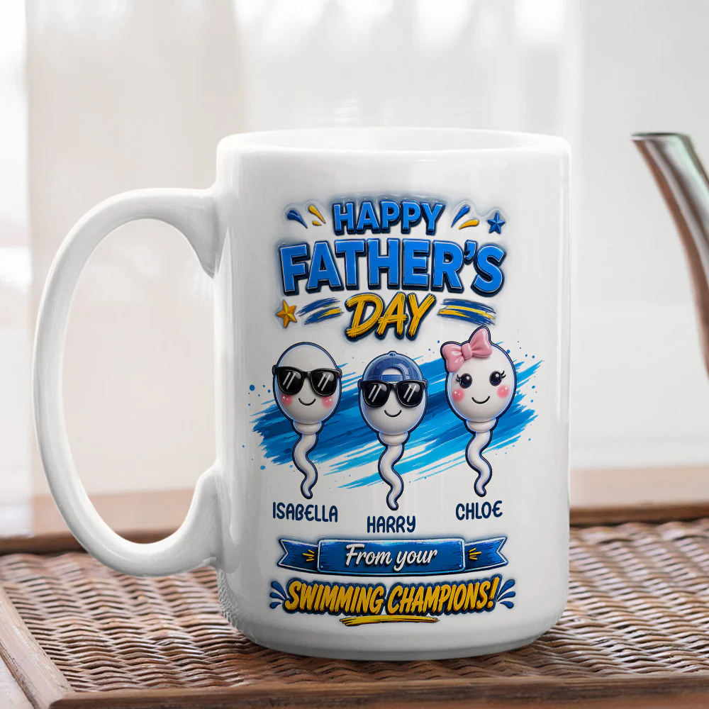 From Your Champions - Personalized Custom 3D Inflated Effect Mug - Image 5