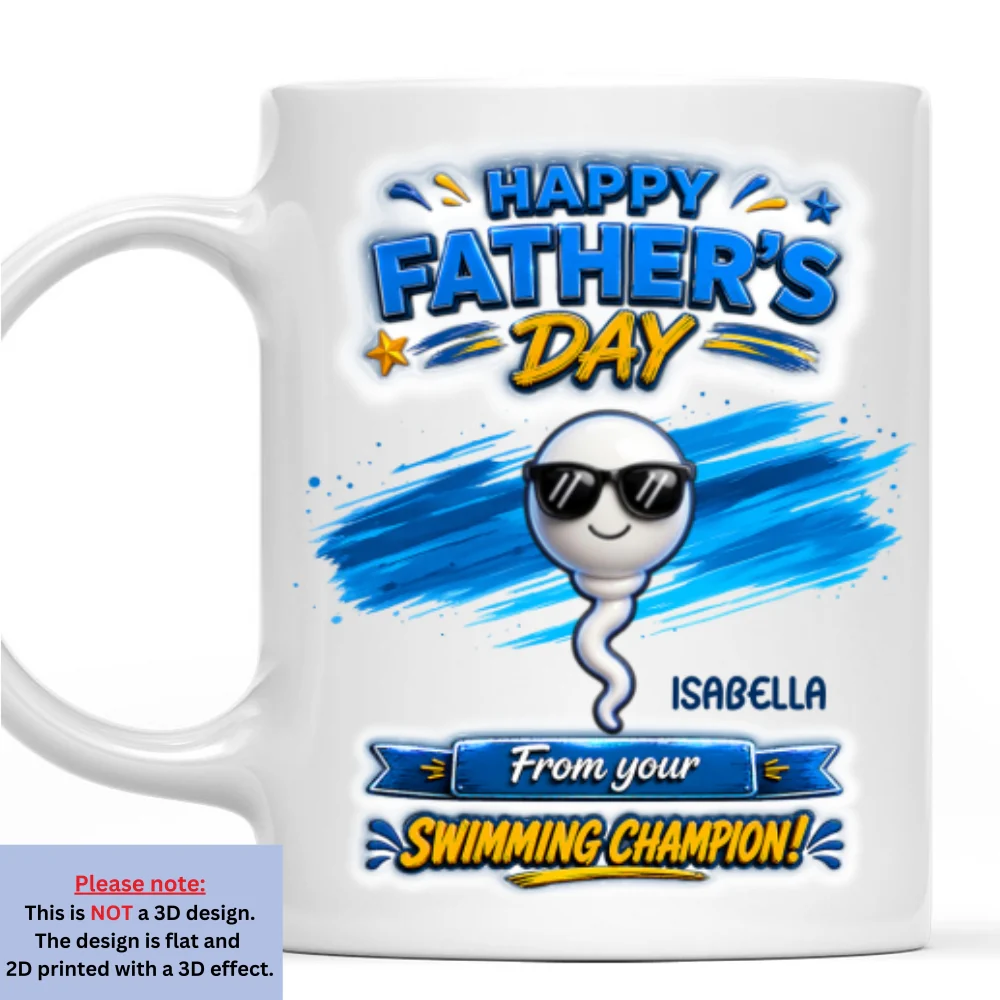 From Your Champions - Personalized Custom 3D Inflated Effect Mug - Image 7