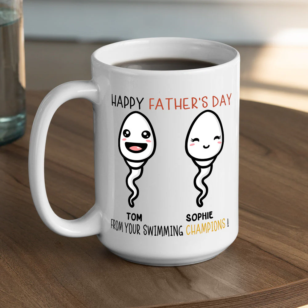 From Your Swimming Champions - Personalized Custom Mug - Image 4