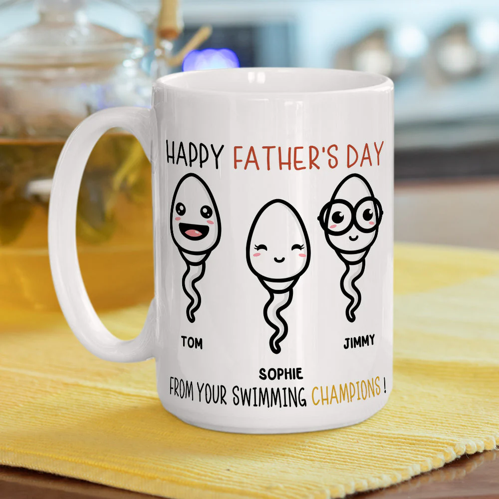 From Your Swimming Champions - Personalized Custom Mug - Image 5