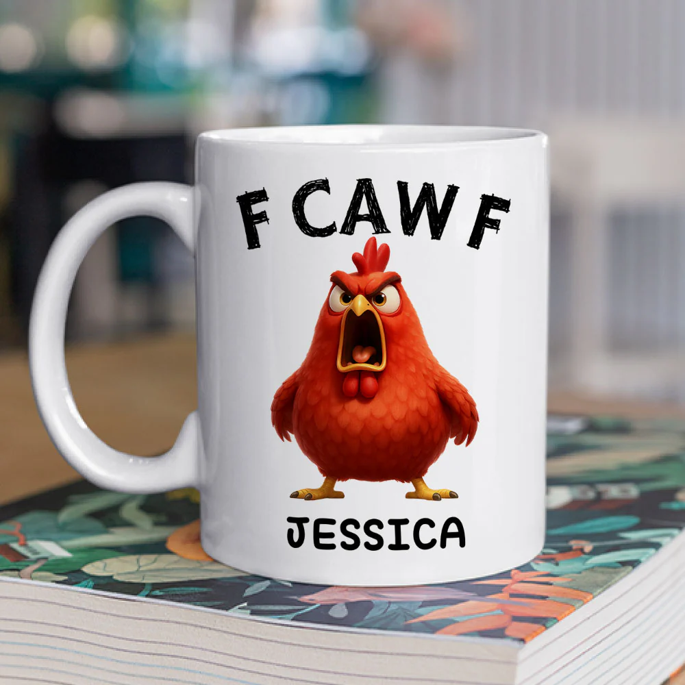 Fueled By Pure Cawfee Power - Personalized Custom Coffee Mug - Image 2