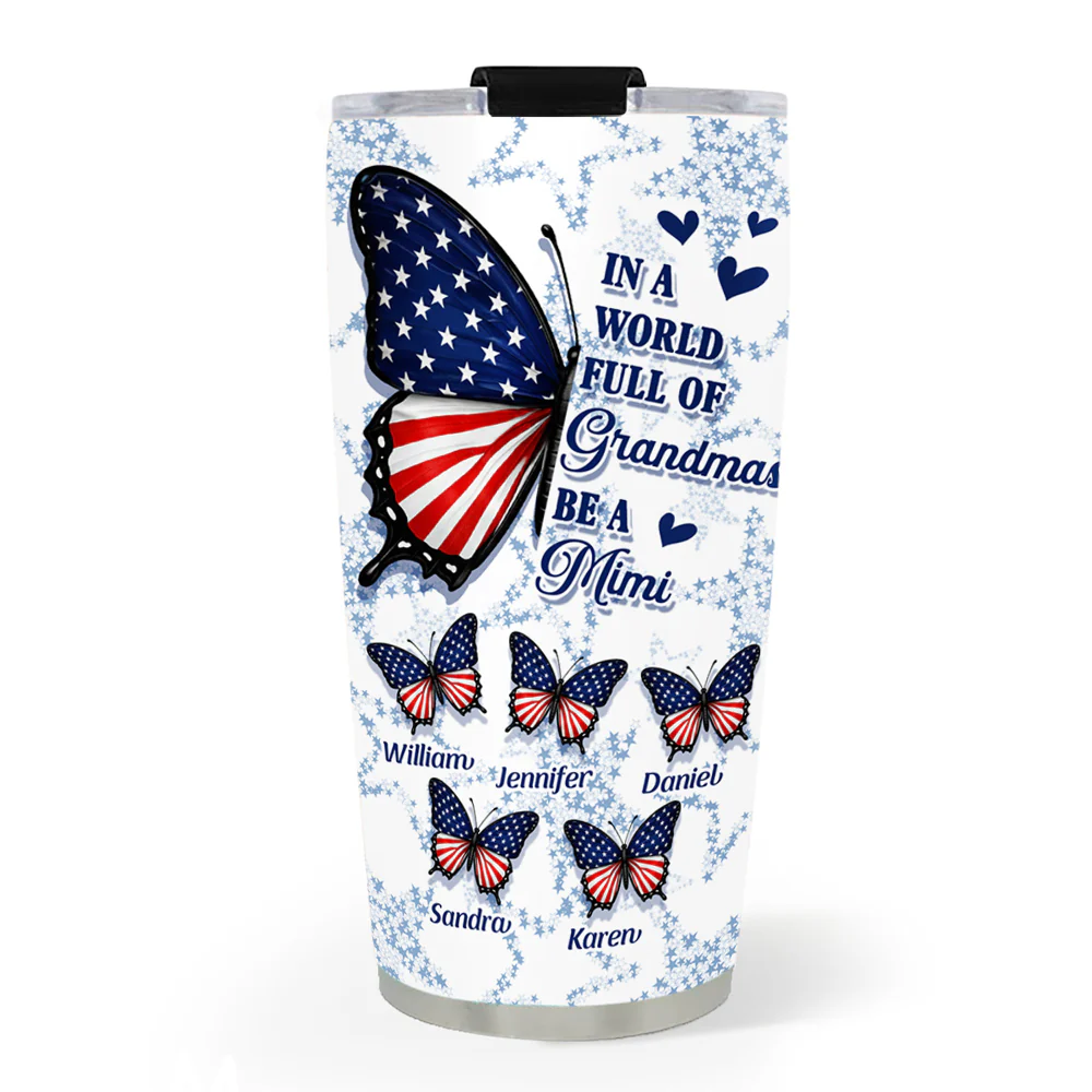 Full Of Grandmas - Personalized Custom Tumbler