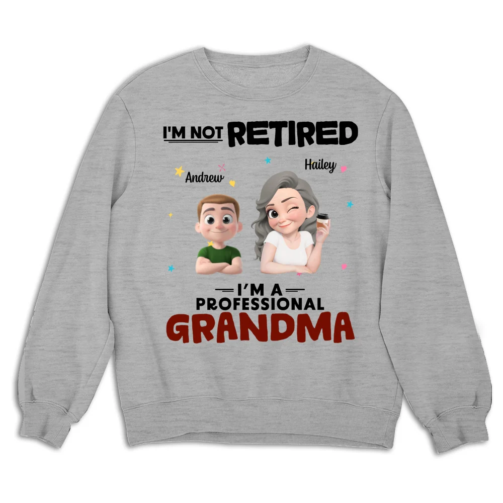 Full-time Grandmother - Personalized Custom Shirt - Image 14