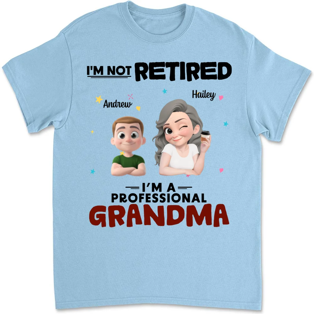 Full-time Grandmother - Personalized Custom Shirt - Image 8