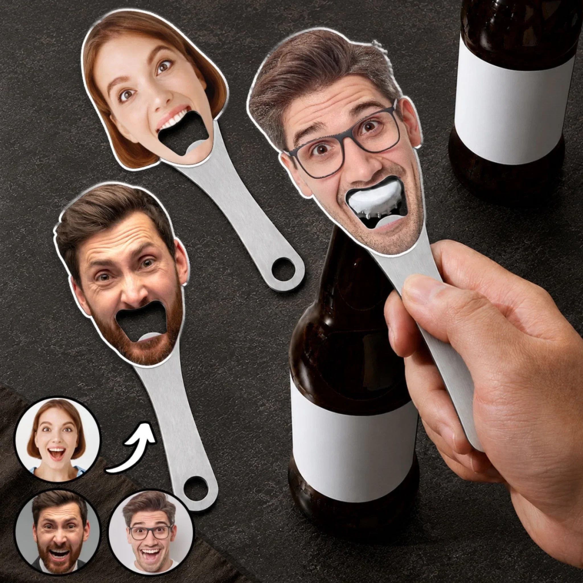 Funny Avatar - Personalized Custom Funny Bottle Opener