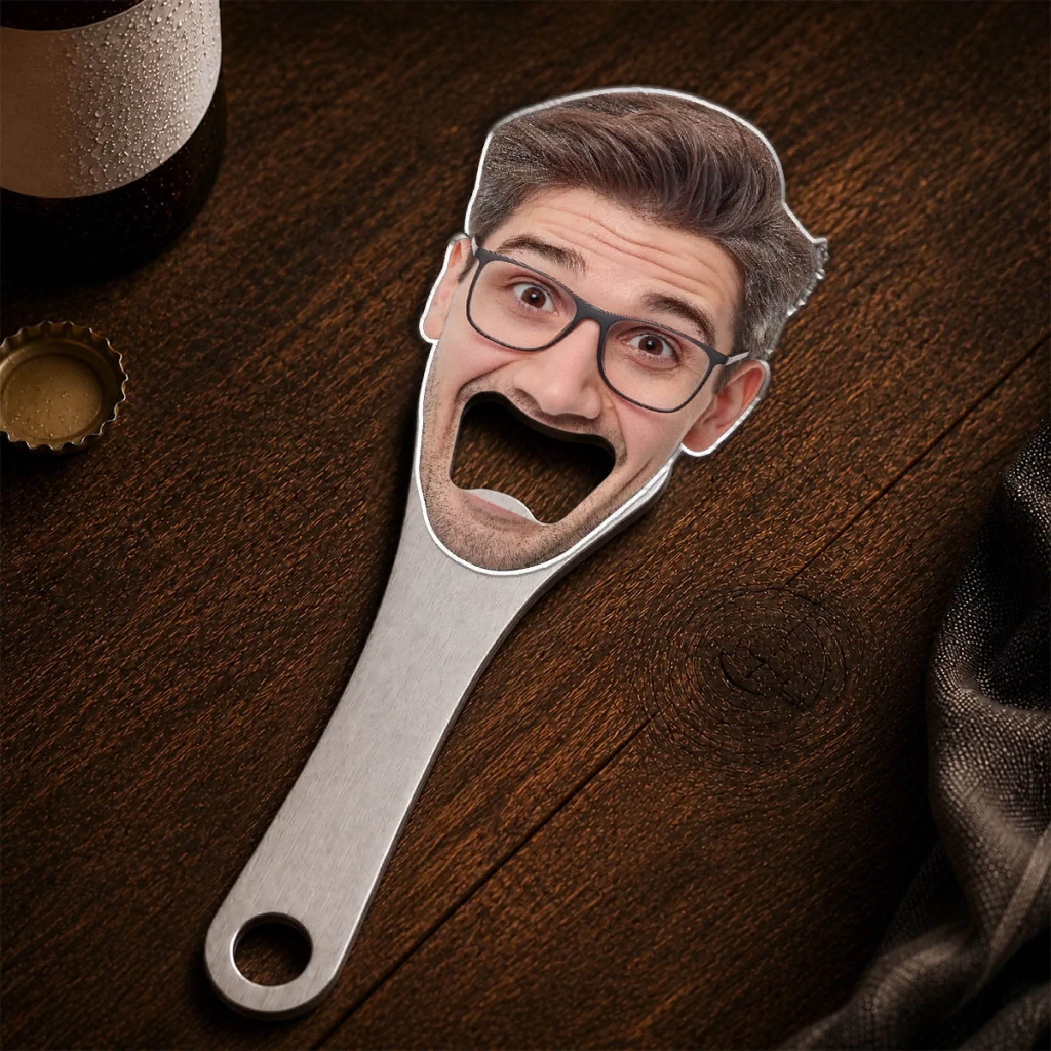 Funny Avatar - Personalized Custom Funny Bottle Opener - Image 4