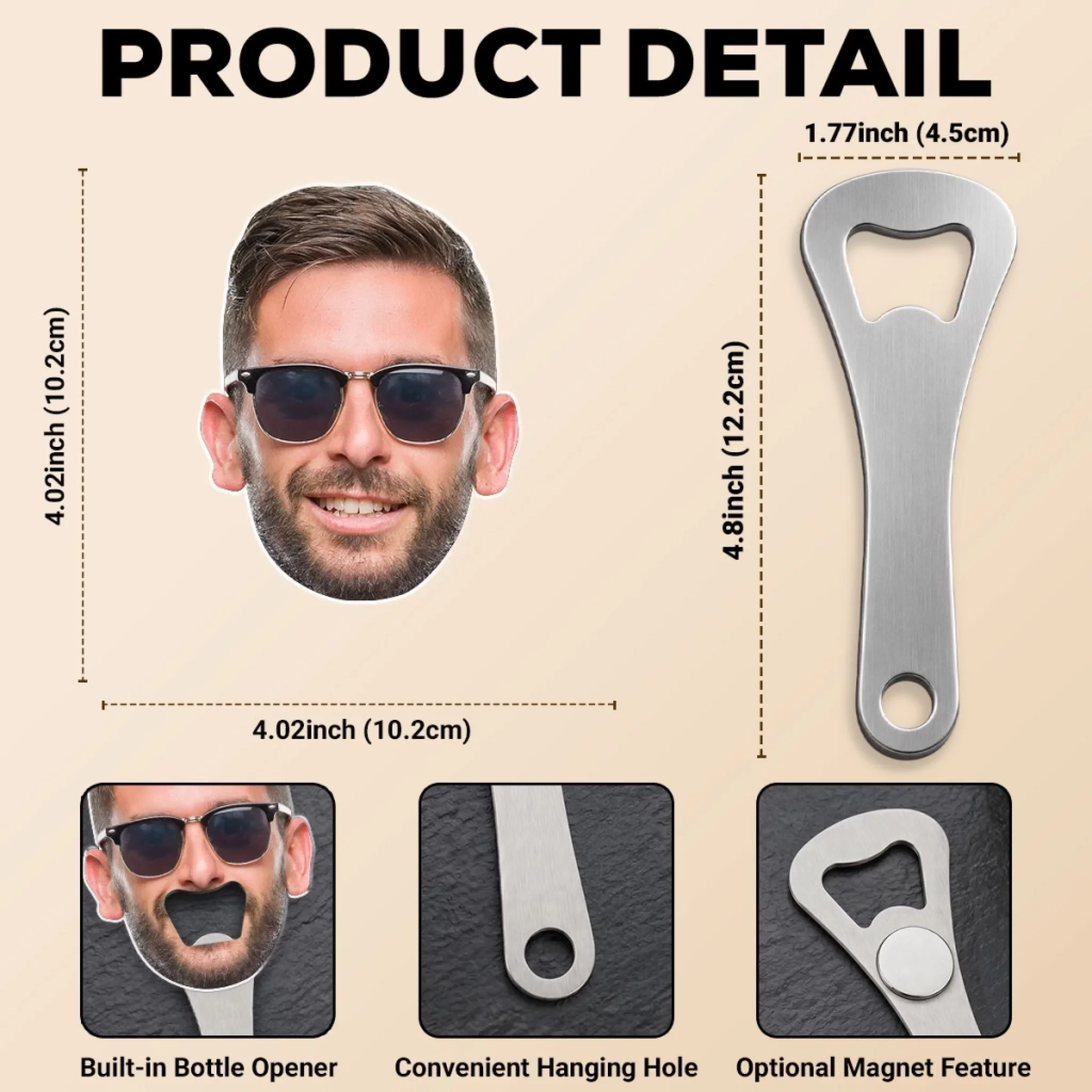 Funny Avatar - Personalized Custom Funny Bottle Opener - Image 6