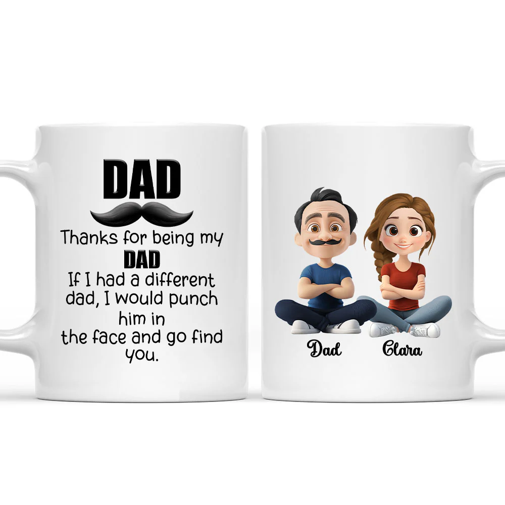 Funny Dad Appreciation - Personalized Custom Coffee Mug