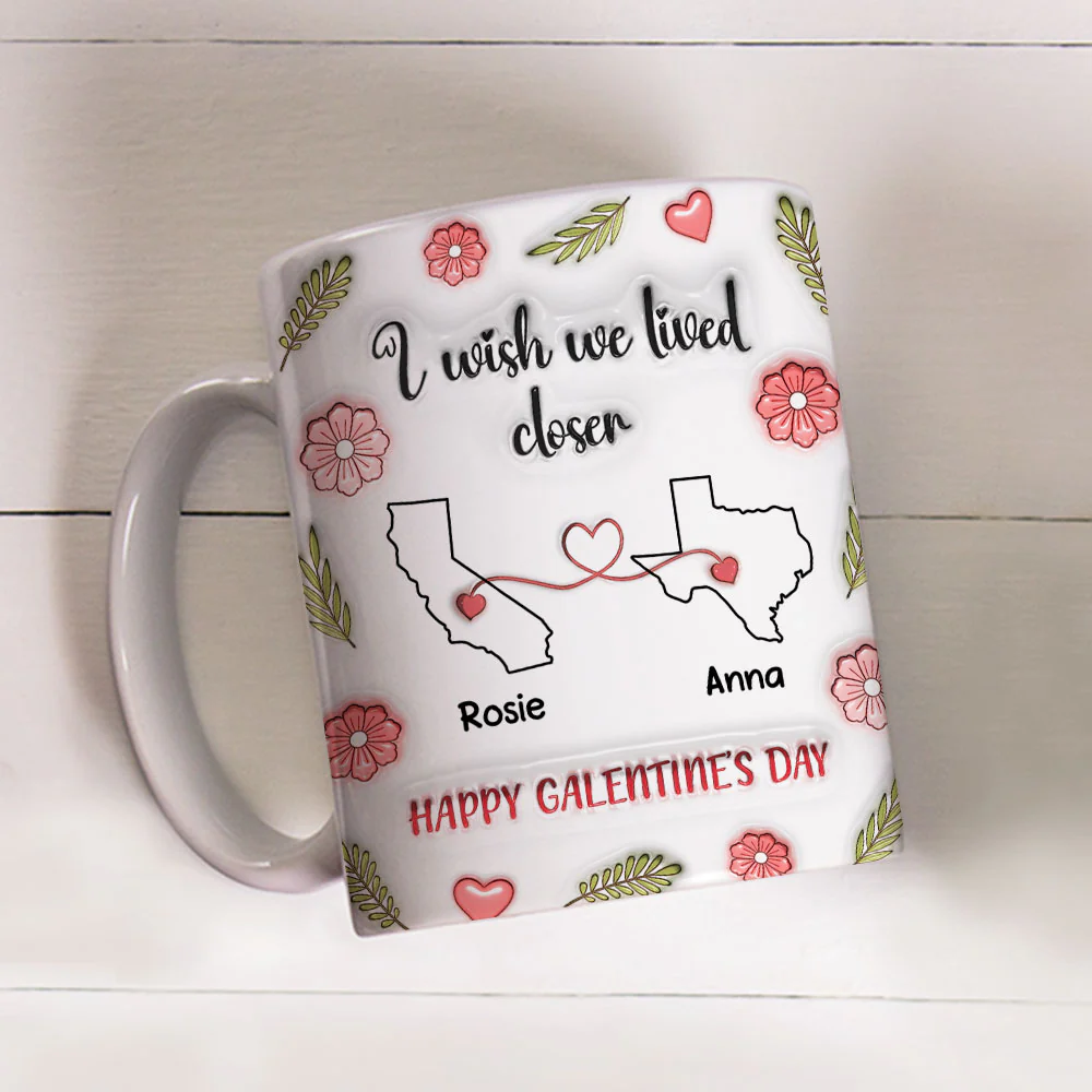 Galentine Club - Personalized Custom 3D Inflated Effect Mug - Image 2