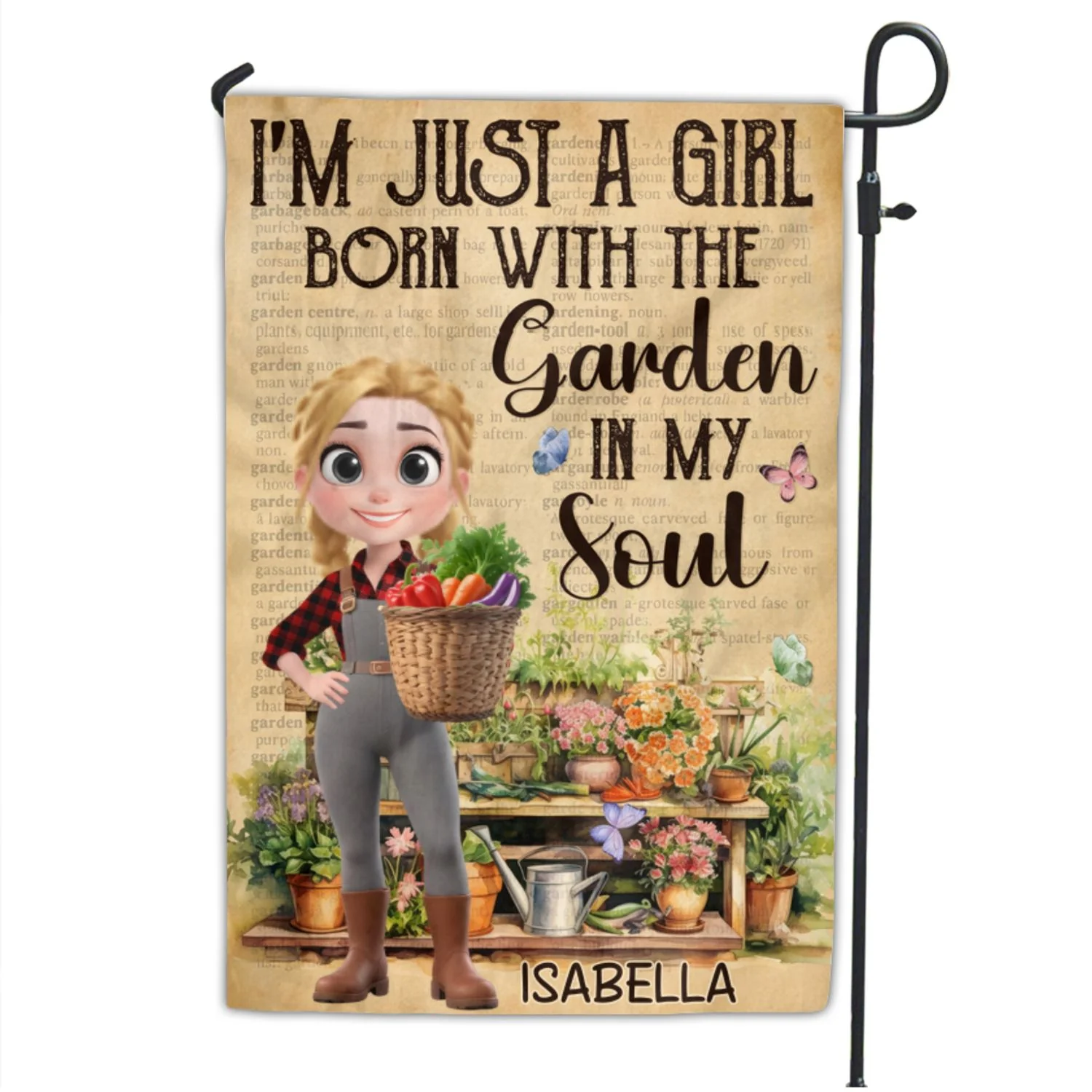 Garden In My Soul - Personalized Custom Flag - Image 7