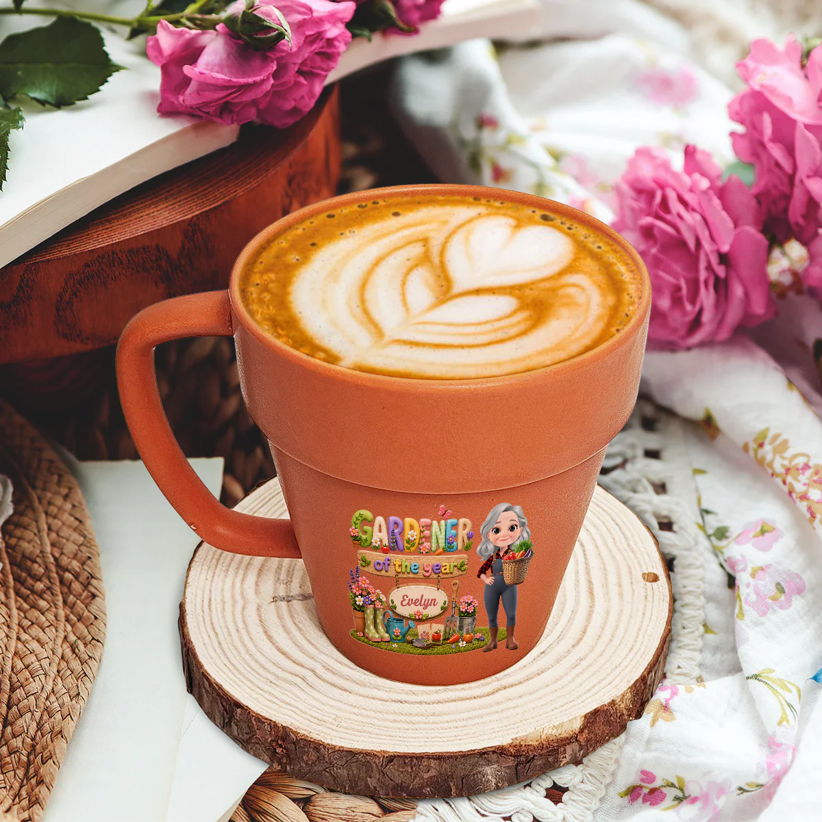 Garden Magic Maker - Personalized Custom Plant Pot Mug - Image 3
