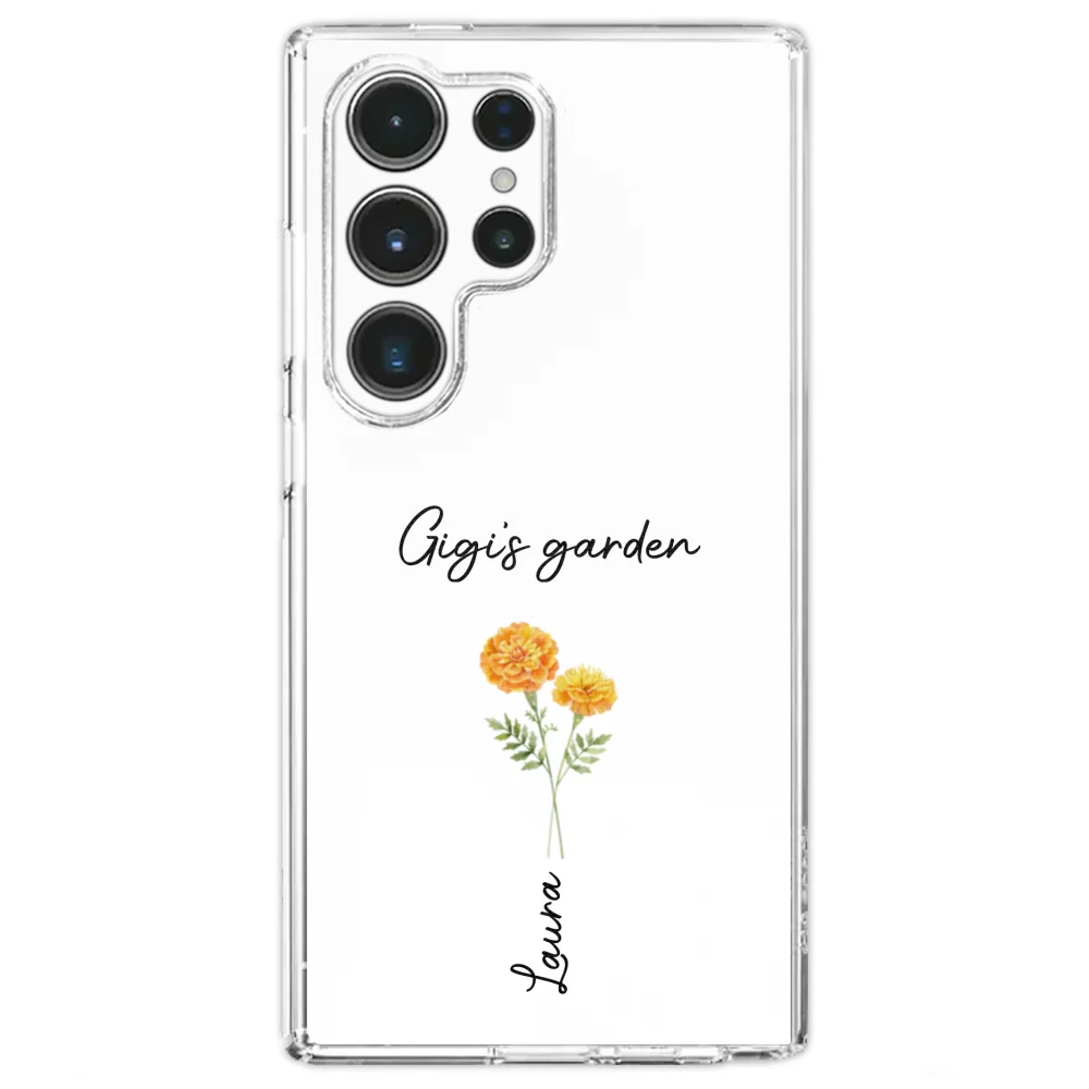 Garden Of Grandma With Birth Month Flowers - Personalized Custom Phone Case - Image 30