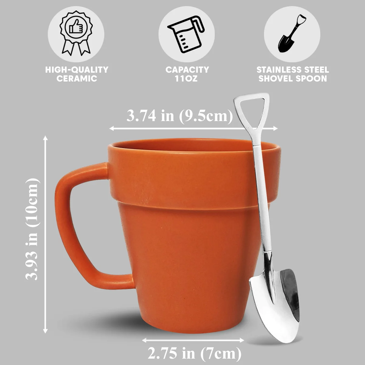 Garden Rules - Personalized Custom Plant Pot Mug - Image 5