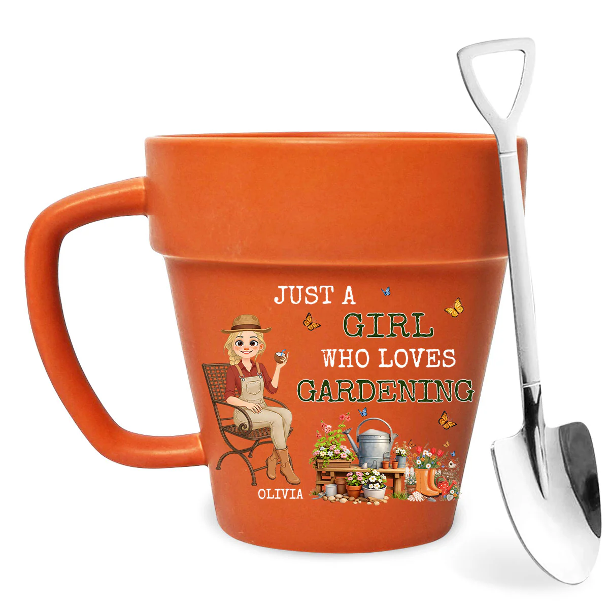 Gardening Lover - Personalized Custom Plant Pot Mug