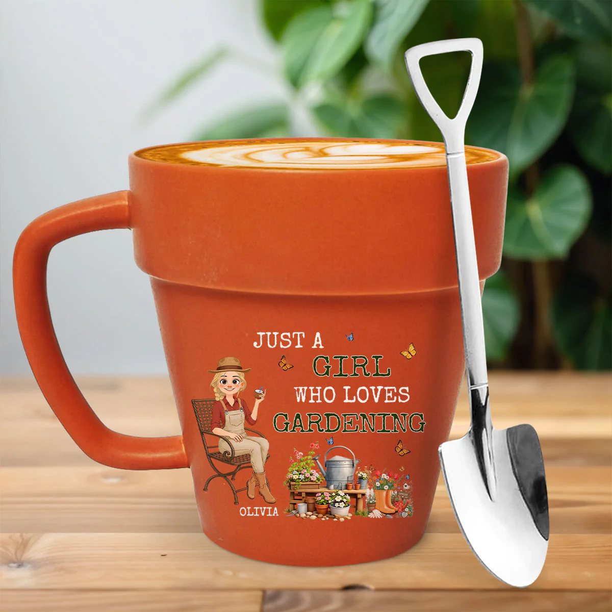 Gardening Lover - Personalized Custom Plant Pot Mug - Image 2