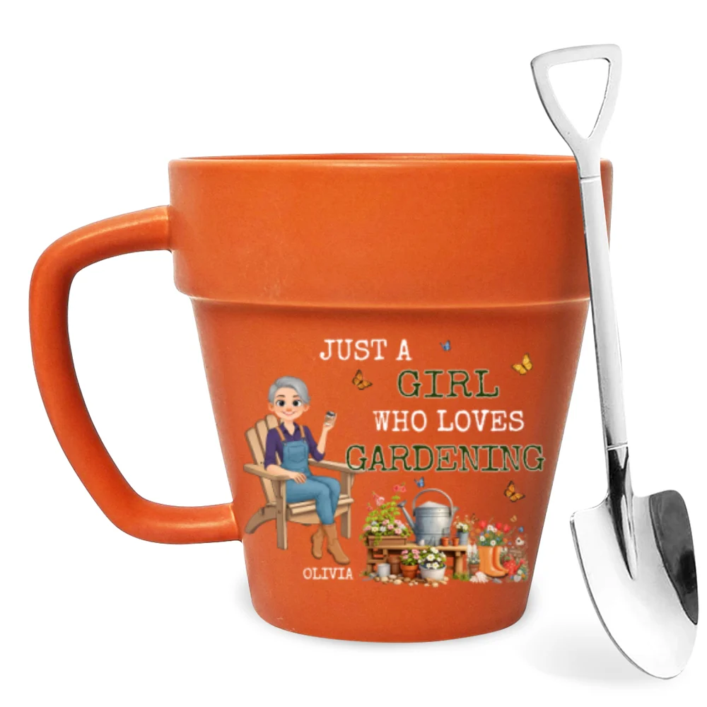 Gardening Lover - Personalized Custom Plant Pot Mug - Image 7