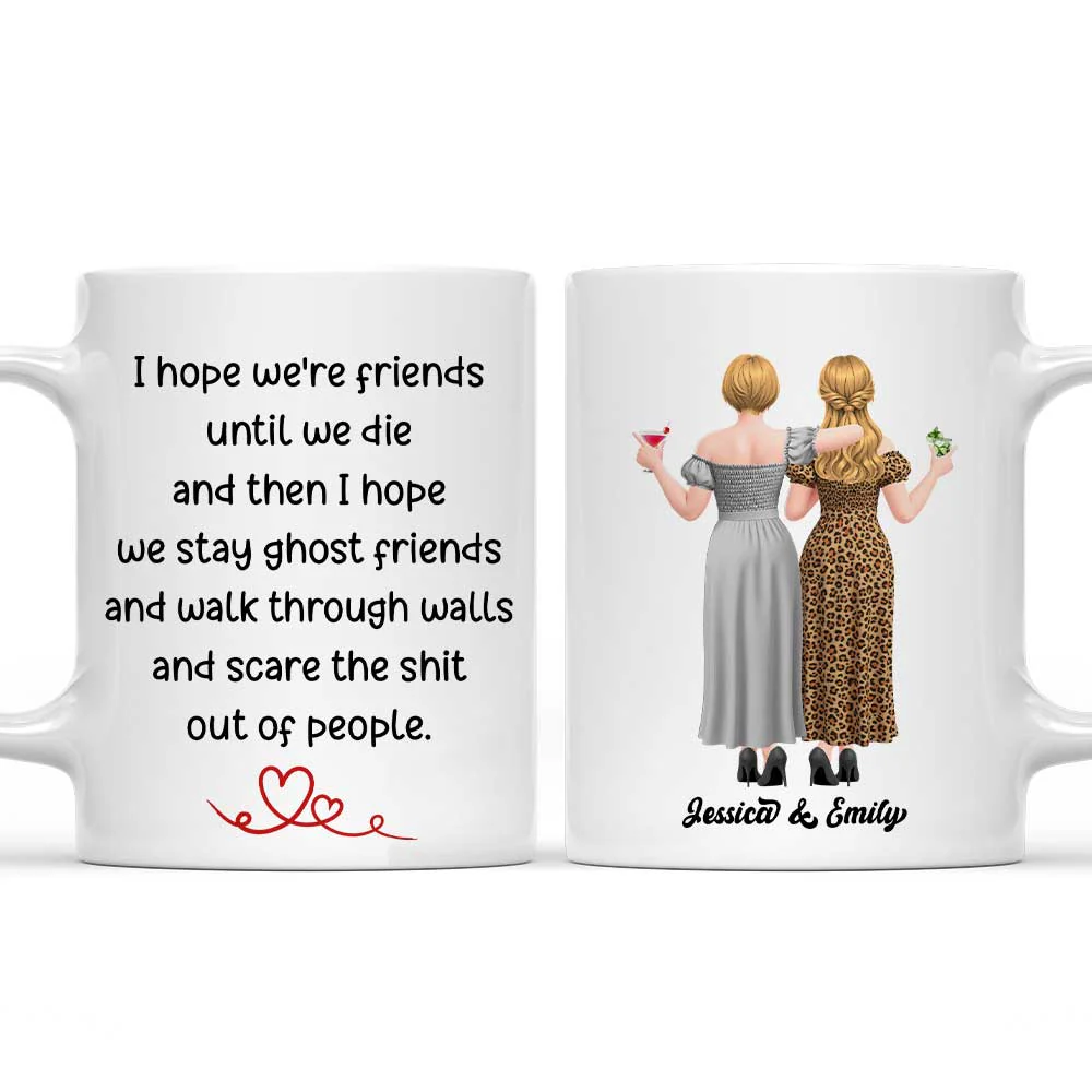 Ghost Friend - Personalized Custom Coffee Mug