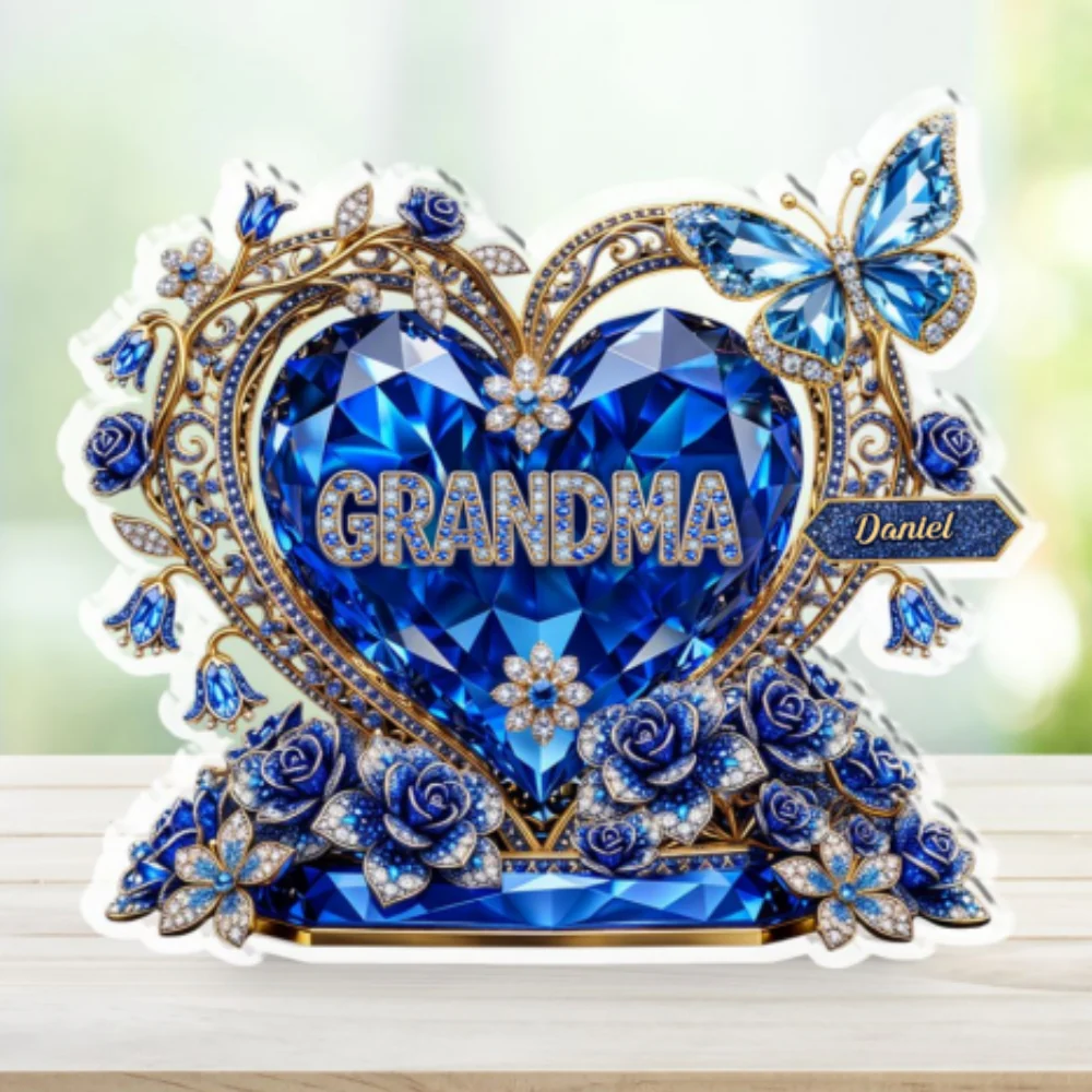 Gift For Mom Grandma - Personalized Custom Acrylic Plaque - Image 7