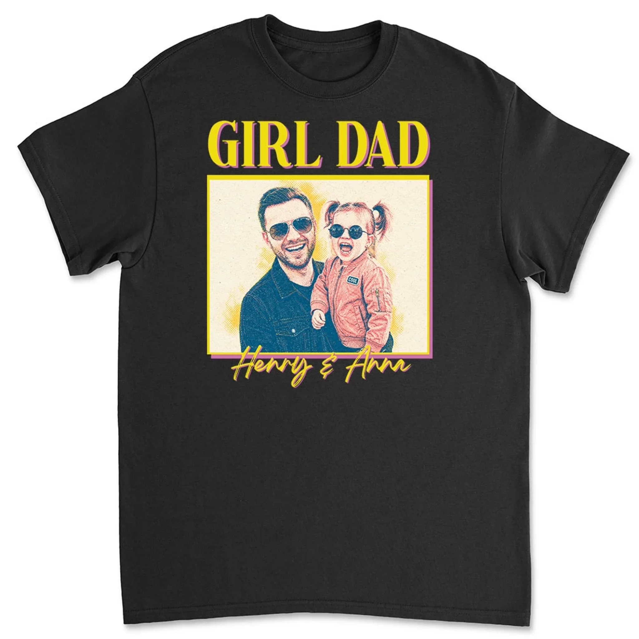 Girl Dad - Personalized Custom Shirt