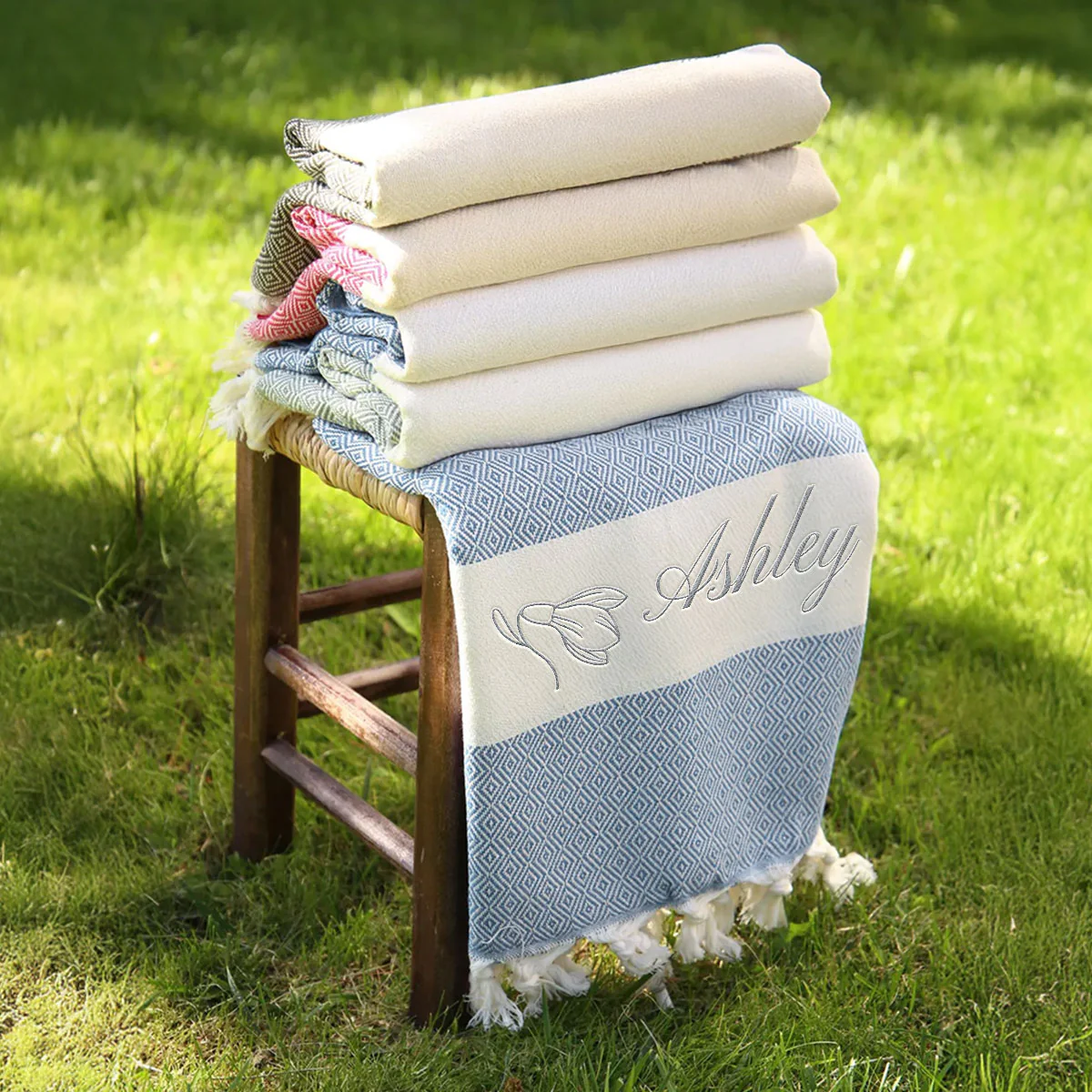 Girls Trip - Personalized Custom Monogrammed Beach Towel - Image 4
