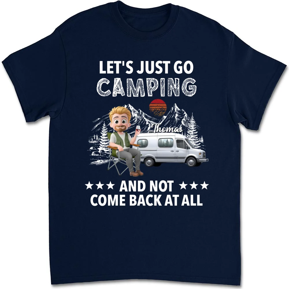 Go Camping And Not Comeback - Personalized Custom Shirt - Image 8