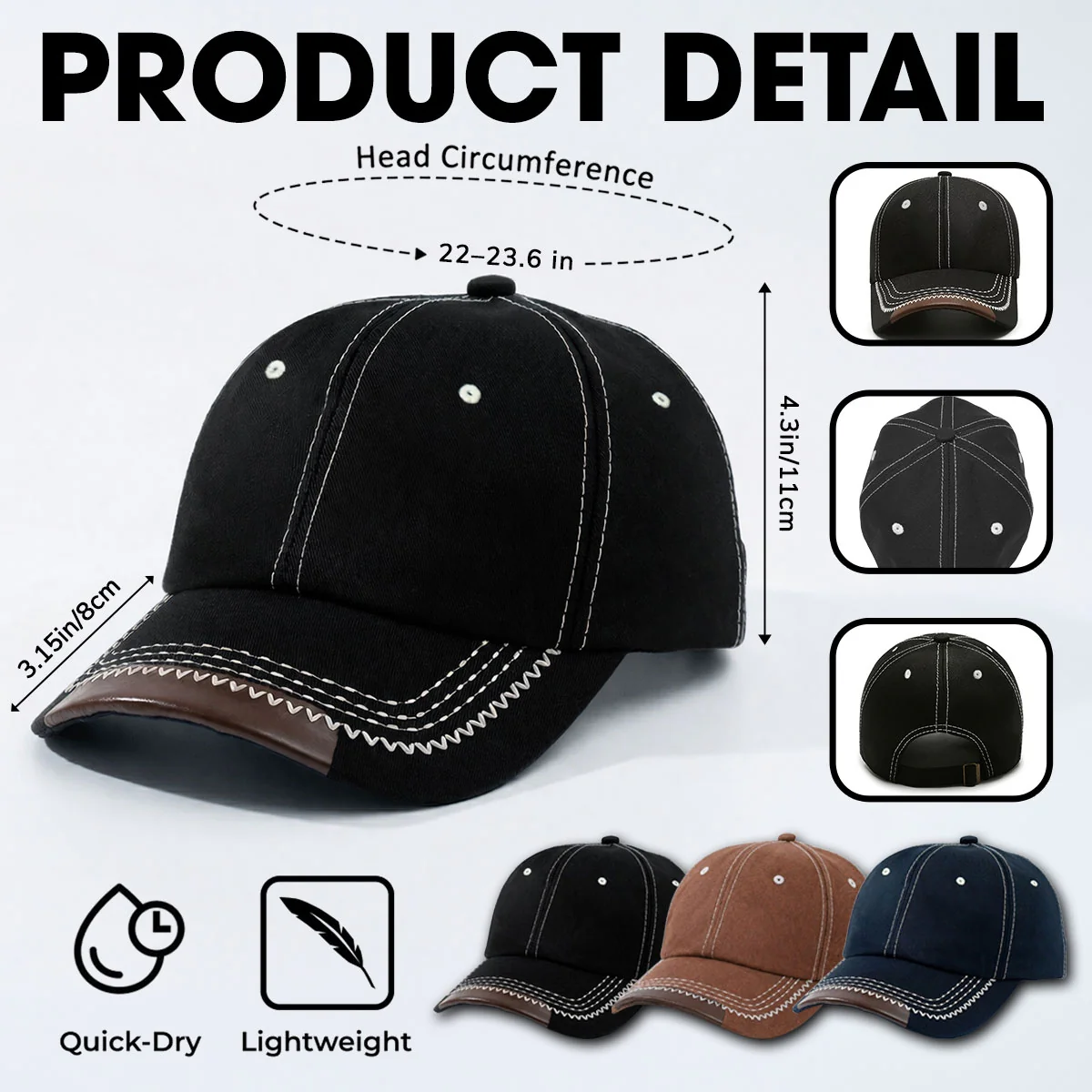 Gold Best Dad - Personalized Custom Vintage Soft Baseball Cap - Image 7