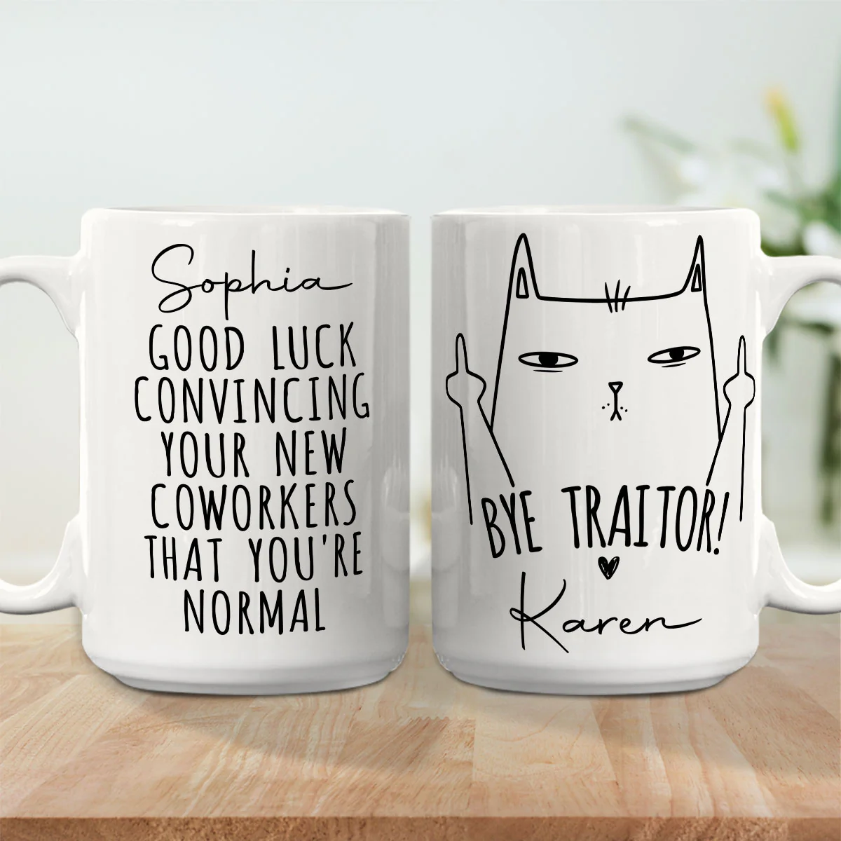 Good Luck - Personalized Custom Coffee Mug - Image 4