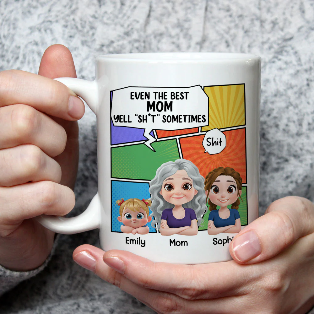 Good Mom - Personalized Custom Coffee Mug - Image 3