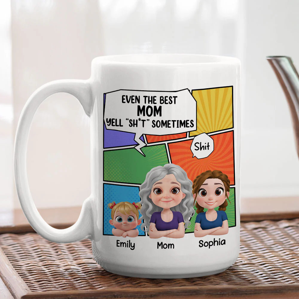 Good Mom - Personalized Custom Coffee Mug - Image 5