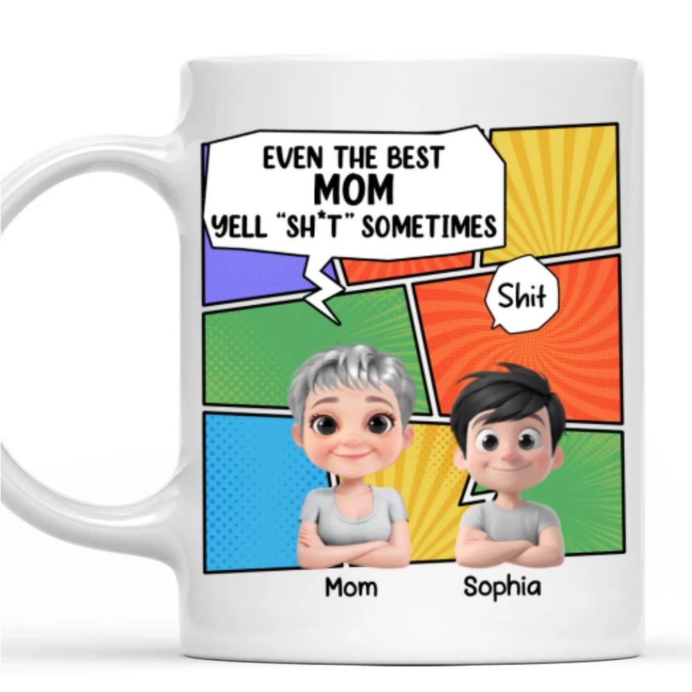 Good Mom - Personalized Custom Coffee Mug - Image 6