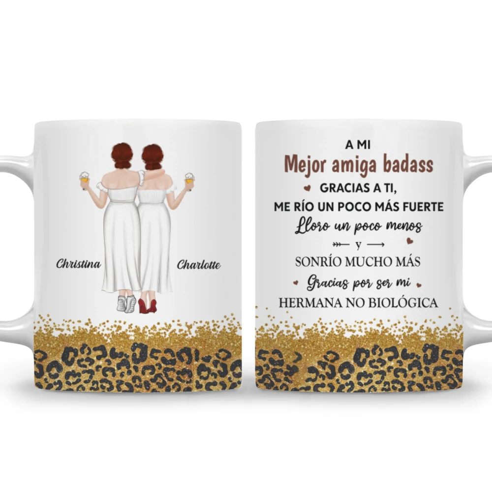 Gracias A Ti Me Río Un Poco Más Fuerte – Taza de café personalizada - Image 8