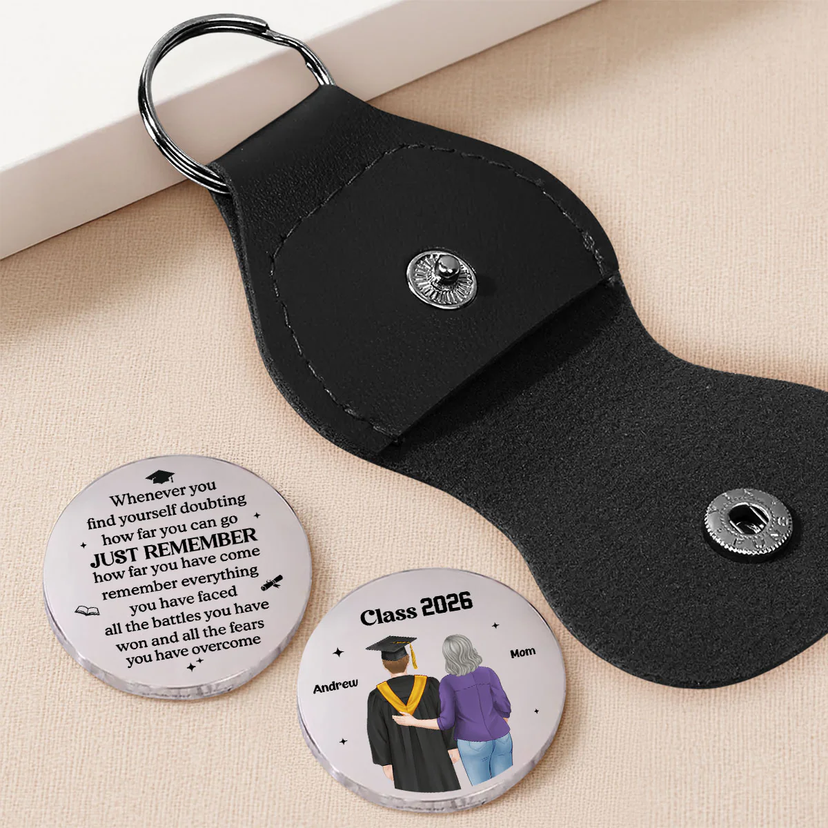 Graduation Gift Remember How Far You Have Come - Personalized Custom Pocket Hug - Image 2