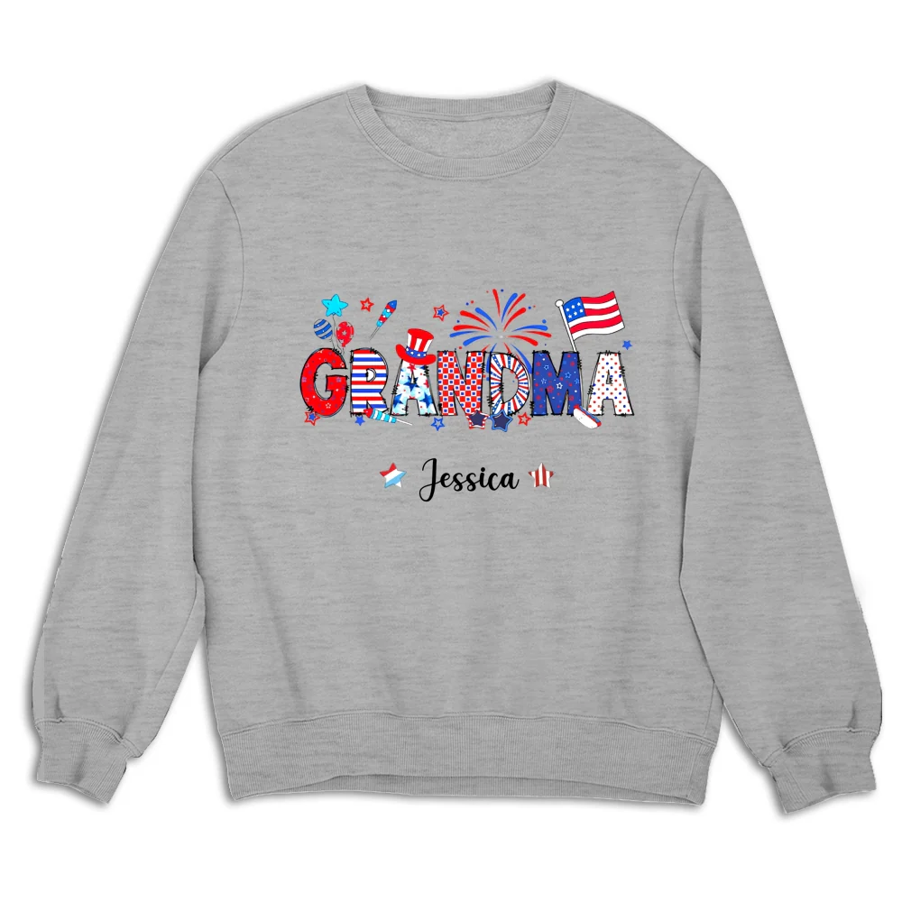 Grandma 4th Of July - Personalized Custom Shirt - Image 17