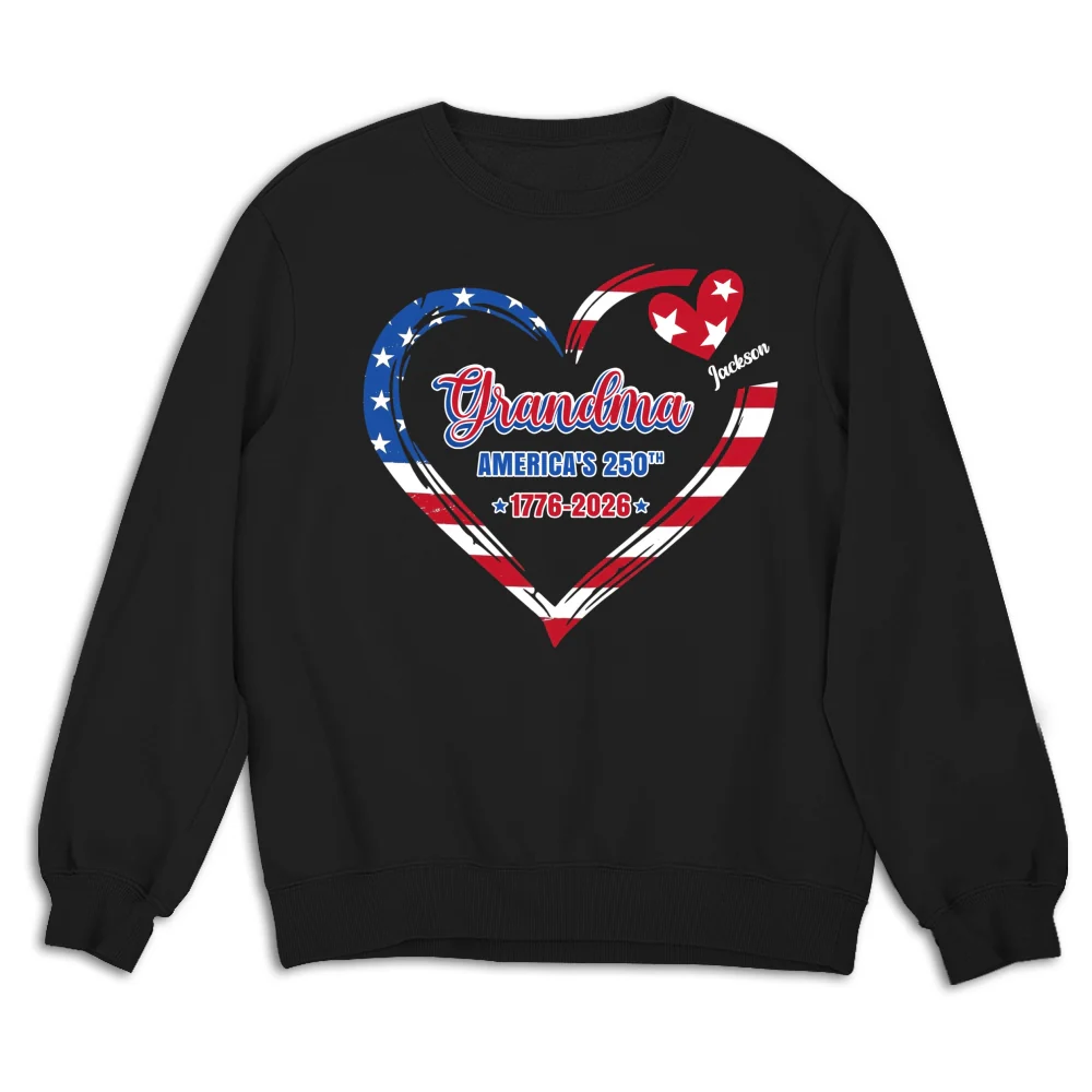 Grandma America 250th Anniversary - Personalized Custom Shirt - Image 13
