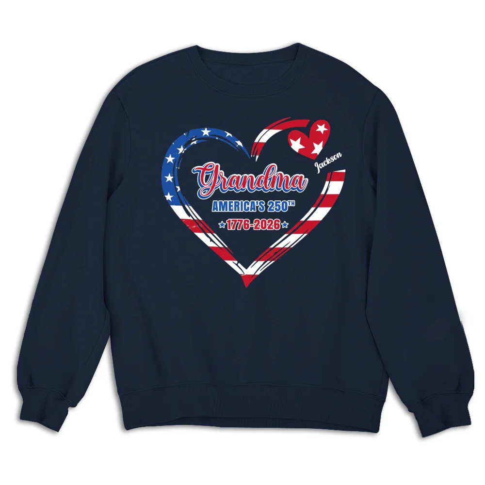 Grandma America 250th Anniversary - Personalized Custom Shirt - Image 15
