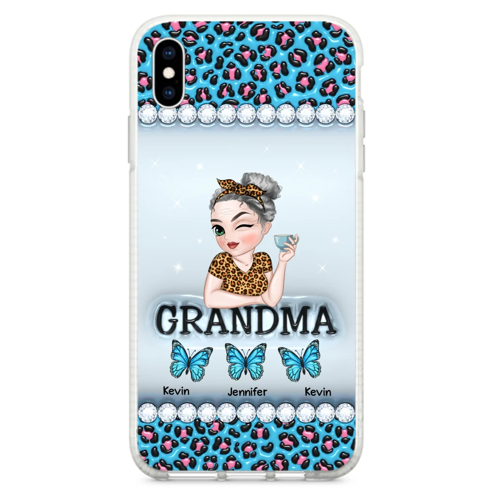 Grandma And Kids - Personalized Custom 3D Inflated Effect Phone Case - Image 23