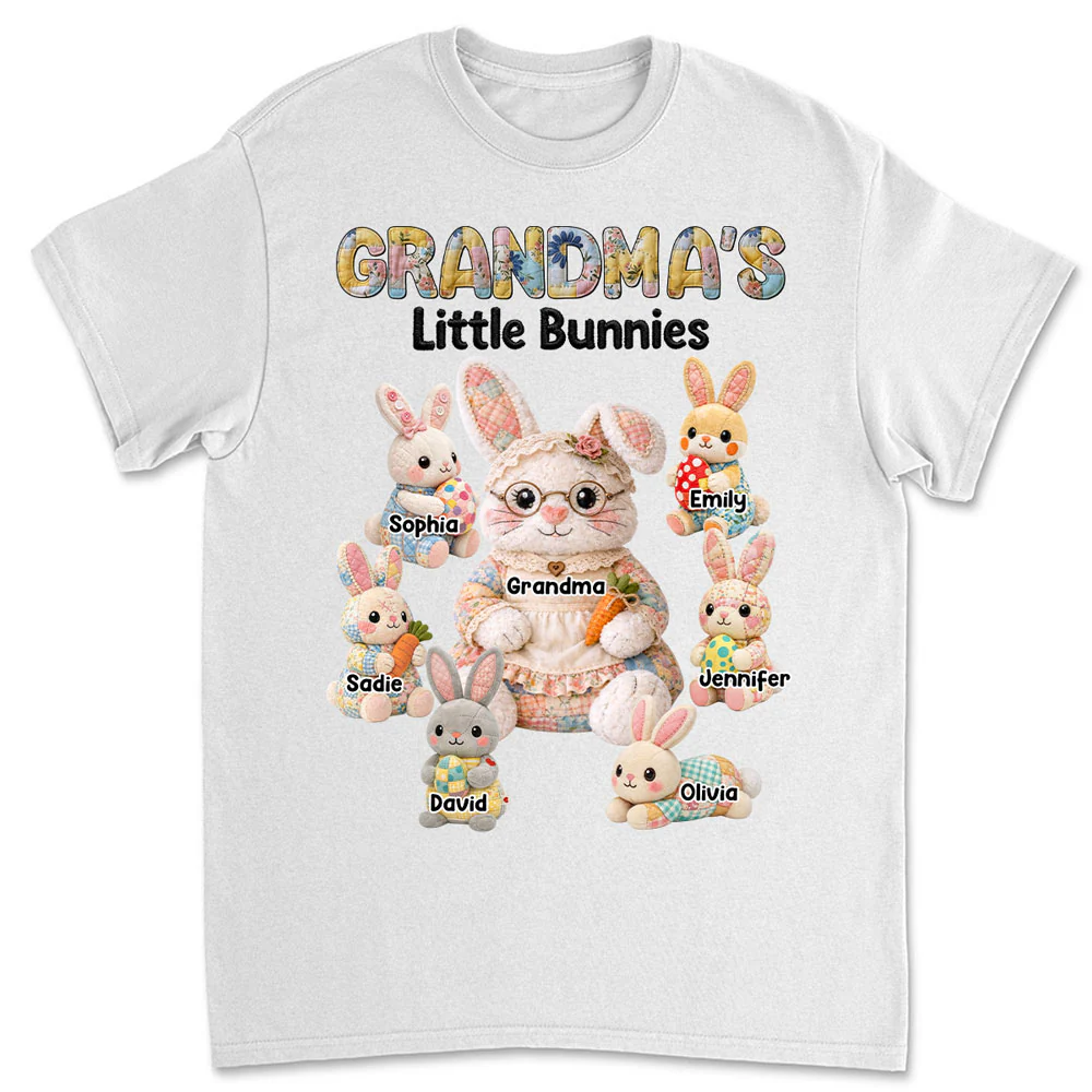 Grandma Bunny Garden - Personalized Custom Shirt