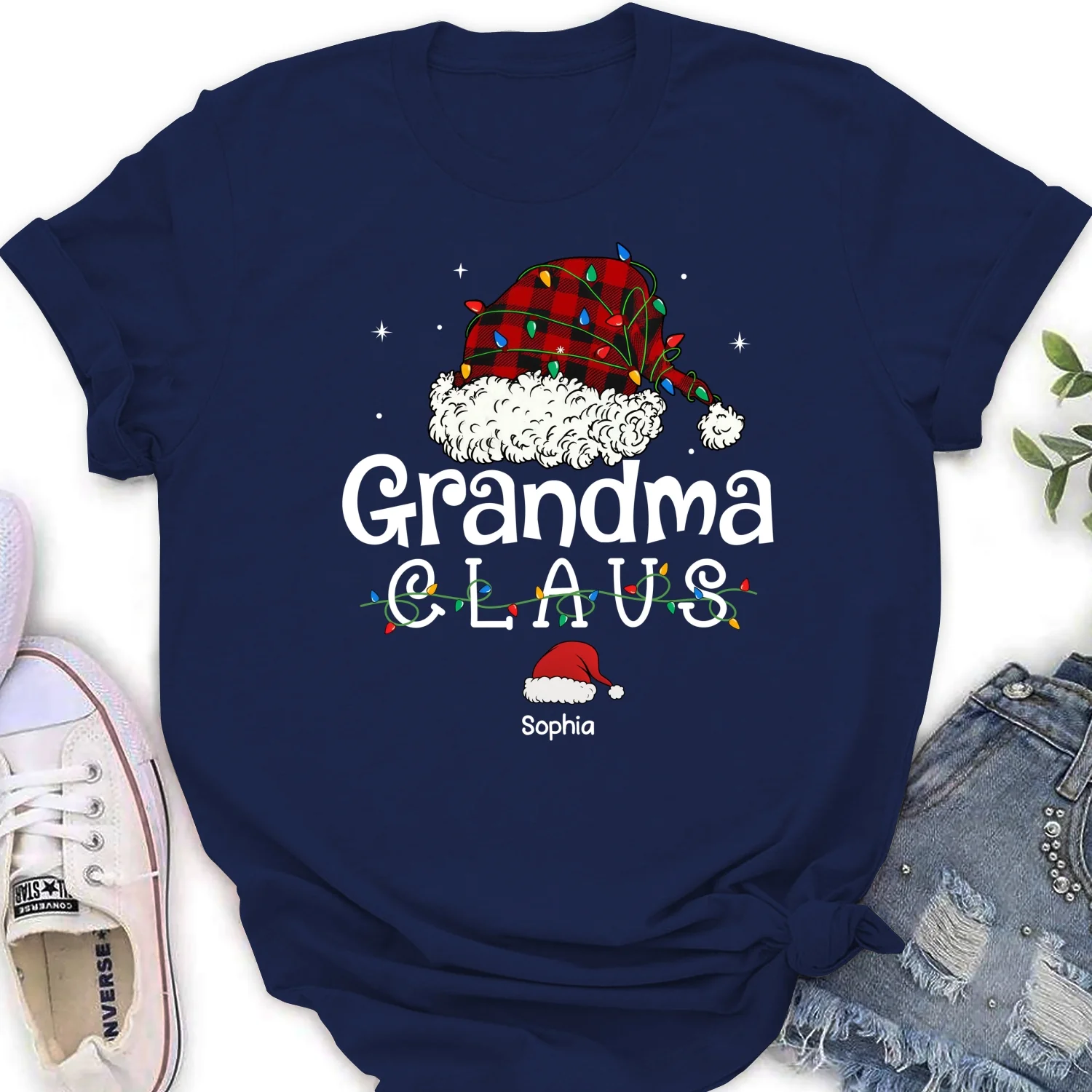 Grandma Claus - Personalized Custom Shirt - Image 18